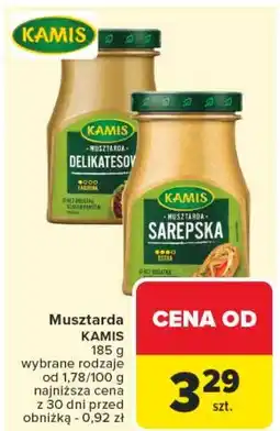 Carrefour Musztarda sarepska Kamis oferta