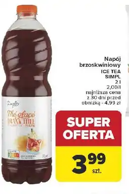 Carrefour Napój brzoskwiniowy Simpl oferta