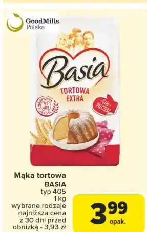 Carrefour Mąka tortowa extra Basia oferta