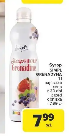 Carrefour Syrop grenadyna Simpl oferta