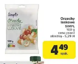 Carrefour Orzechy laskowe łuskane Simpl oferta