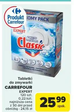 Carrefour Tabletki do zmywarek classic Carrefour oferta