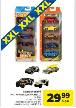 Carrefour Samochodziki Matchbox oferta