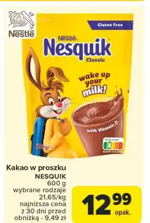 Carrefour Kakao Nesquik oferta