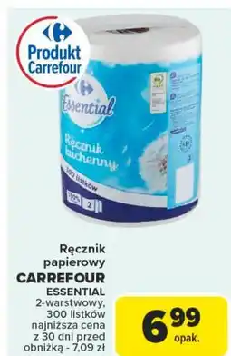 Carrefour Ręcznik kuchenny Carrefour Essential oferta