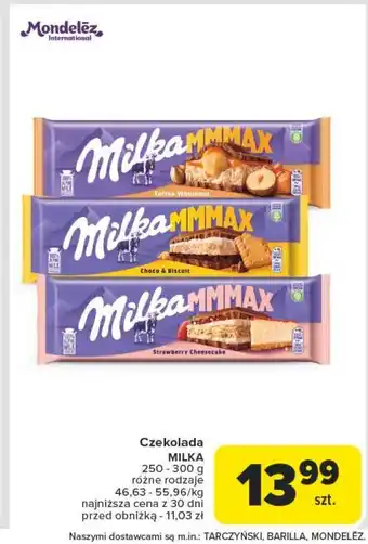 Carrefour Czekolada strawberry cheesecake Milka Mmmax oferta