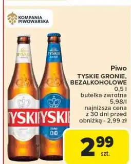 Carrefour Piwo Tyskie 0.0% oferta