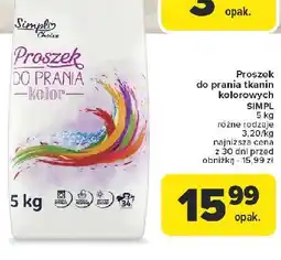 Carrefour Proszek do prania kolor Simpl oferta