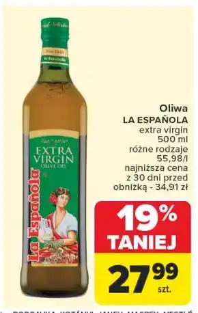 Carrefour Oliwa extra virgin La Espanola oferta