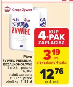 Carrefour Piwo Żywiec Bezalkoholowe oferta