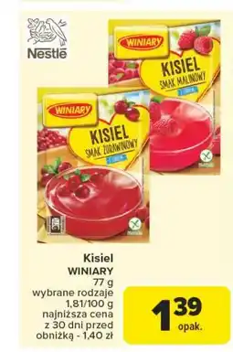 Carrefour Kisiel żurawinowy Winiary oferta