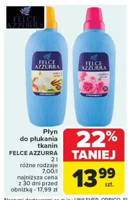 Carrefour Płyn do płukania rose & lotus flowers Felce Azzurra oferta