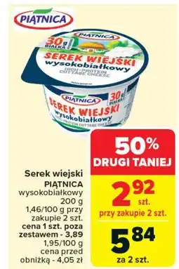 Carrefour Serek wiejski wysokobiałkowy Piątnica Wiejski oferta