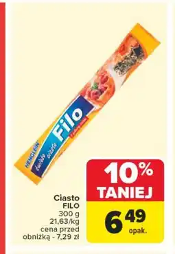 Carrefour Ciasto filo Henglein oferta