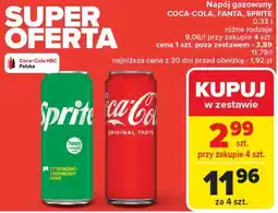 Carrefour Napój pomarańczowy Fanta oferta