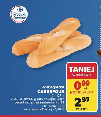 Carrefour Półbagietka Carrefour oferta