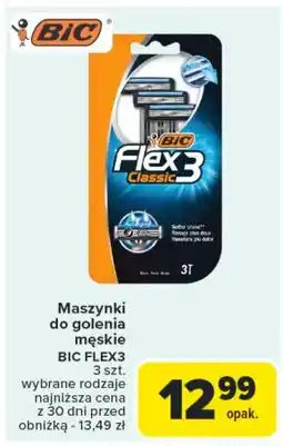 Carrefour Maszynka do golenia classic Bic Flex 3 oferta