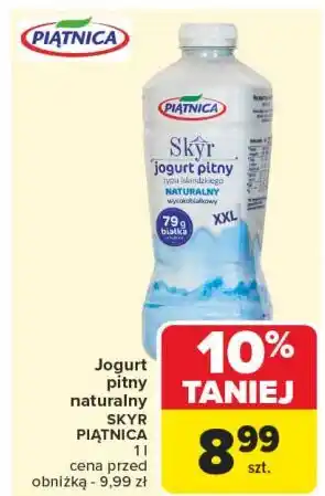 Carrefour Jogurt pitny naturalny Piątnica Skyr oferta