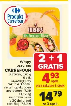 Carrefour Tortilla pszenna Carrefour Sensation oferta