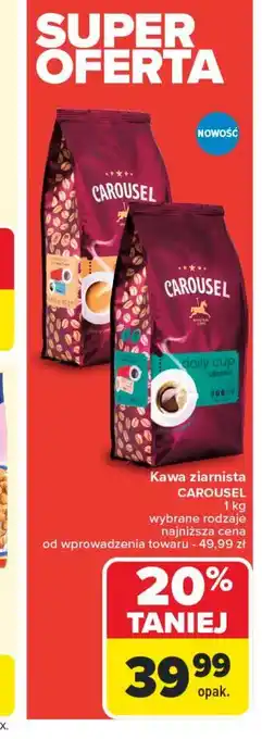 Carrefour Kawa Carousel Crema oferta