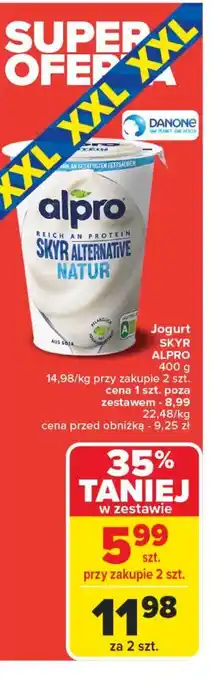 Carrefour Jogurt naturalny Alpro Skyr Style oferta