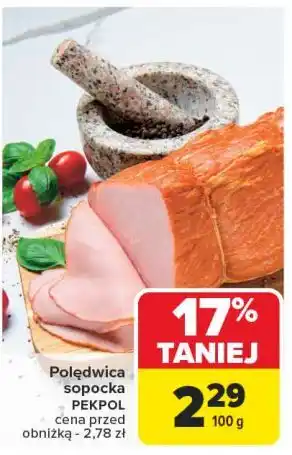 Carrefour Polędwica sopocka Pekpol oferta