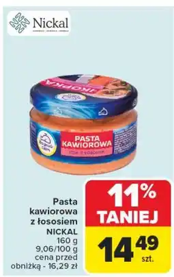 Carrefour Pasta kawiorowa z łososiem Vodnyj Svit oferta