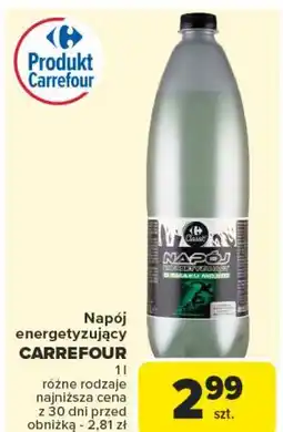 Carrefour Napój energetyczny Carrefour oferta