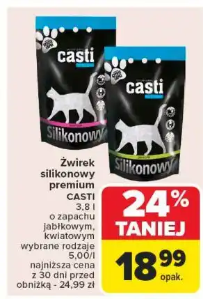 Carrefour Żwirek silikonowy dla kota kwiatowy Casti oferta