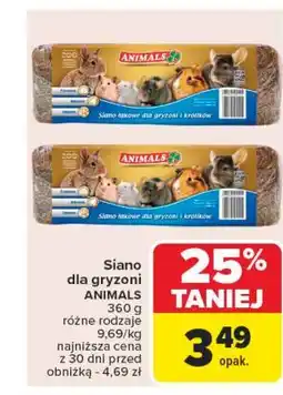 Carrefour Sianko łąkowe dla gryzoni Animals oferta