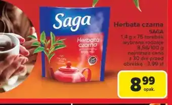 Carrefour Herbata ekspresowa Saga oferta