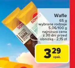 Carrefour Wafle ryżowe w polewie jogurtowej Sonko oferta