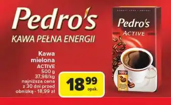 Carrefour Kawa Pedro's Active oferta