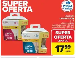 Carrefour Żarówki 60 w e27 Carrefour oferta