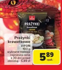 Carrefour Prażynki krewetkowe pikantne Vifon oferta