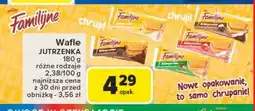 Carrefour Wafle kakaowe Jutrzenka Familijne oferta