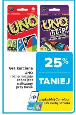 Carrefour Gra uno Mattel oferta