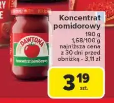 Carrefour Koncentrat pomidorowy Dawtona oferta