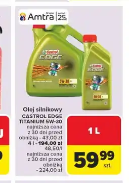 Carrefour Olej 5w30 Castrol Edge oferta