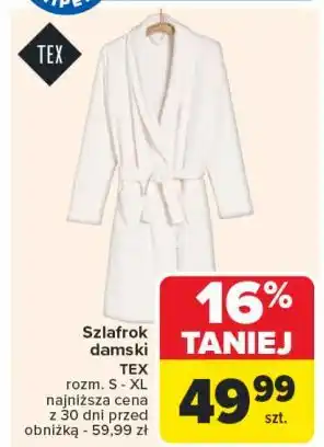 Carrefour Szlafrok damski s-xl Tex oferta