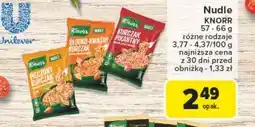 Carrefour Kurczak pikantny Knorr Nudle oferta