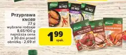 Carrefour Przyprawa do złotego kurczaka Knorr oferta