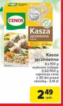 Carrefour Kasza jęczmienna wiejska Cenos oferta