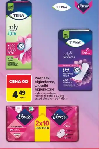 Carrefour Podpaski higieniczne ultra normal Libresse Classic oferta