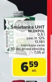 Carrefour Śmietanka 12 % Łaciata oferta