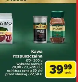 Carrefour Kawa americano Jacobs Barista Editions oferta