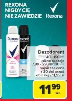 Carrefour Antyperspirant Rexona Men Cobalt Dry oferta