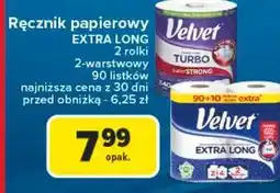 Carrefour Ręcznik papierowy Velvet Extra Long oferta