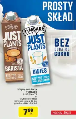 Carrefour Napój owsiany Tymbark Just Plants oferta