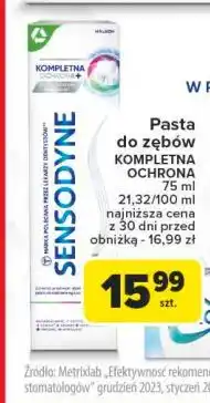 Carrefour Pasta do zębów Sensodyne Kompletna Ochrona+ oferta